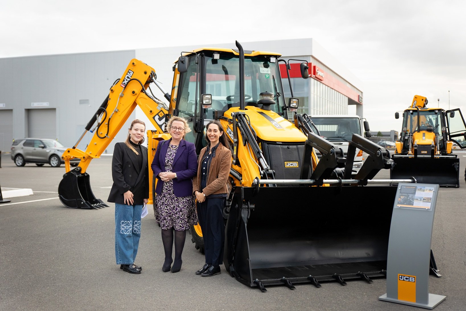 UK Ambassador Visits JCB Machinery Exhibition in Astana